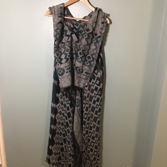 Knit long vest - Picture 1 of 5